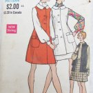Vogue 7709 ladies size 12 coat skirt blouse uncut but some corner wear