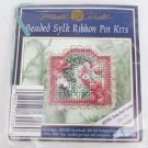 Mill Hill beaded silk ribbon pin kit unused complete Mill Hill beaded silk ribbon pin kit unused complete