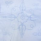 10 cotton quilt squares stamp embroider flower design each 18" square embroidery