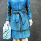 Avon Calling 1975 lady sales women figurine Club bottle 7 3/4" great shape Avon Calling 1975 lady sales women figurine Club bottle 7 3/4" great shape