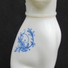 Avon ming cat Charisma Colonge almost full vintage milk glass bottle Avon ming cat Charisma Colonge almost full vintage milk glass bottle