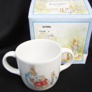 Wedgwood Peter Rabbit two handled mug cup new in box Wedgwood Peter Rabbit two handled mug cup new in box