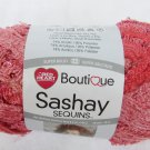 Red Heart Sashay Yarn Coral Sequins 3.5 oz Red Heart Sashay Yarn Coral Sequins 3.5 oz