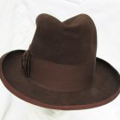 Dobbs Fifth Avenue man's brown fedora hat size 7 Dobbs Fifth Avenue man's brown fedora hat size 7
