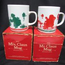 Avon Mr. and Mrs. Santa Claus mug cups in boxes great shape Avon Mr. and Mrs. Santa Claus mug cups in boxes great shape
