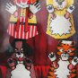 Circus Puppets plastic canvas patterns Needlecraft shop lion tiger clown dog
