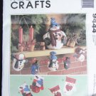 McCall 9444 snowman pattern wreath stockings stuffed ornament toy UNCUT