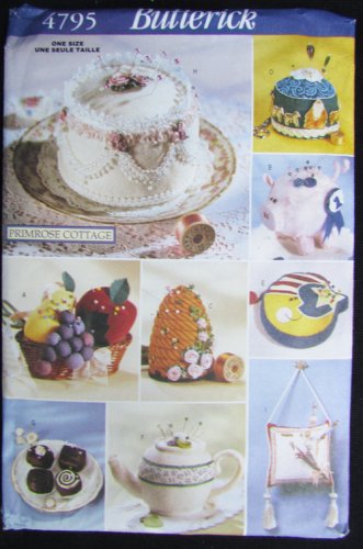 Butterick 4795 pin cushion pattern 9 variations UNCUT