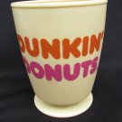Dunkin' Donuts vintage plastic coffee mug beige Dunkin' Donuts vintage plastic coffee mug beige