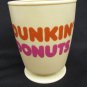 Dunkin' Donuts vintage plastic coffee mug beige