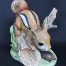 HOMCO Chipmunk and turtle figurine 8882 porcelain