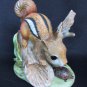 HOMCO Chipmunk and turtle figurine 8882 porcelain