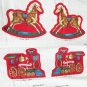 Cranston print works old fashioned stuffed toy fabric panel