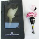 Wine bottle stopper glass swan Ashley Nicole design new in box