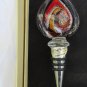 Wine bottle stopper Murano art glass top A. Dal Borgo label new in package