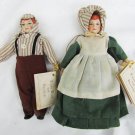 Faith Wick boy & girl rural country western frontier dolls Silvestri tags as is