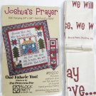 Joshua's Prayer quilt wall hanging pattern with hand printed fabric Block Party Joshua's Prayer quilt wall hanging pattern with hand printed fabric Block Party