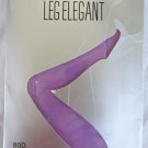 Leg Elegant opaque purple lavender tights size 80D 100 to 170 pounds