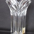 Mikasa art deco vase V Shaped top 8 1/4" crystal Germany