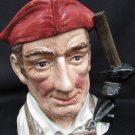 Royal Doulton Blacksmith Toby Jug Pitcher large 7" D6571 excellent Williamsburg