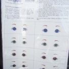 Mrs. Martha Originals 8 iron on transfers eyes 12 or 15" soft sculpture dolls