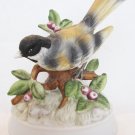 Gorham yellow black bird figurine music box plays Lara's theme works