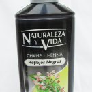Natural Vida black henna shampoo 300 ml bottle Naturaleza Y Vida Natural Vida black henna shampoo 300 ml bottle Naturaleza Y Vida