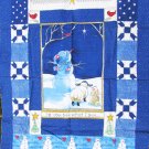 Daisy Kingdom Snowman quick lap quilt panel fabric cut and sew Daisy Kingdom Snowman quick lap quilt panel fabric cut and sew