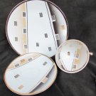 Winterling Bavaria Atomic cup saucer plate tea set white gold china Germany