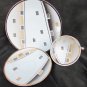 Winterling Bavaria Atomic cup saucer plate tea set white gold china Germany