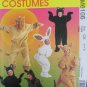 McCall M6106l cat lion rabbit costume pattern child size 3 4 5 UNCUT Halloween