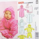 McCall M5963 infant buntings jacket jumpsuit pants blanket UNCUT pattern