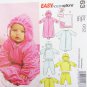 McCall M5963 infant buntings jacket jumpsuit pants blanket UNCUT pattern