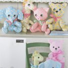 Simplicity 2613 stuffed animal pattern elephant horse pig cat giraffe UNCUt pattern Simplicity 2613 stuffed animal pattern elephant horse pig cat giraffe UNCUt pattern