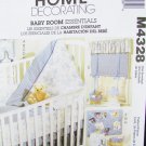 McCall M4328 Baby Room essentials pattern quilt mattress cover skirt shade UNCUT McCall M4328 Baby Room essentials pattern quilt mattress cover skirt shade UNCUT