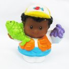 Mattel Little People boy with fish grapes figurine 2007