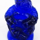 Boyd miniature glass figurine gorilla ape cobalt blue