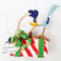 Road Runner dynamite & clock timer ornament TM Warner Brothers 1998 Roadrunner
