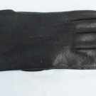 Gates man XL black leather fur lined gloves men new with tag