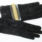 Isotoner ladies Large black suede fleece lined gloves new with tag Isotoner ladies Large black suede fleece lined gloves new with tag