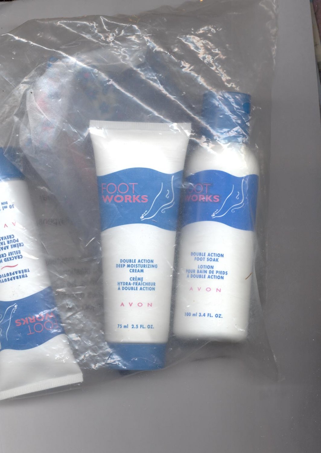 Avon Foot Works Cream, Foot Soak, Heal relief VINTAGE