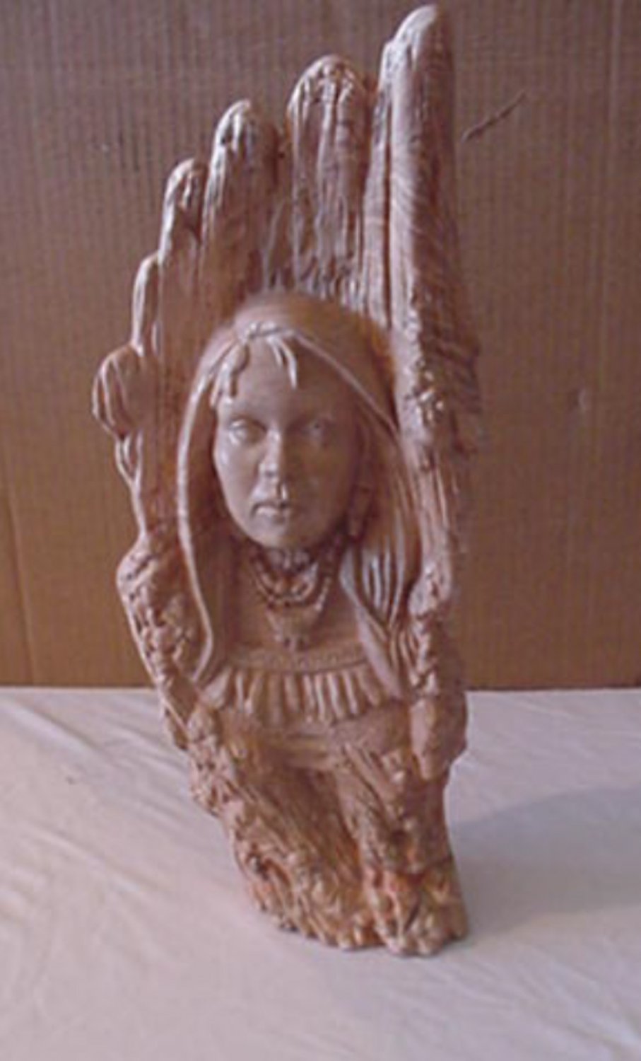 Mississippi Mud Pottery clay statue made by AAA Pottery (item 5)