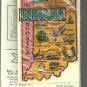 Vintage style Decal Sticker-  Indiana- The Hoosier State- NOS