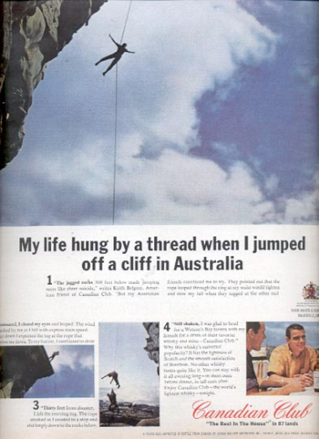 1964  Canadian Club Whisky magazine    ad (# 4837)