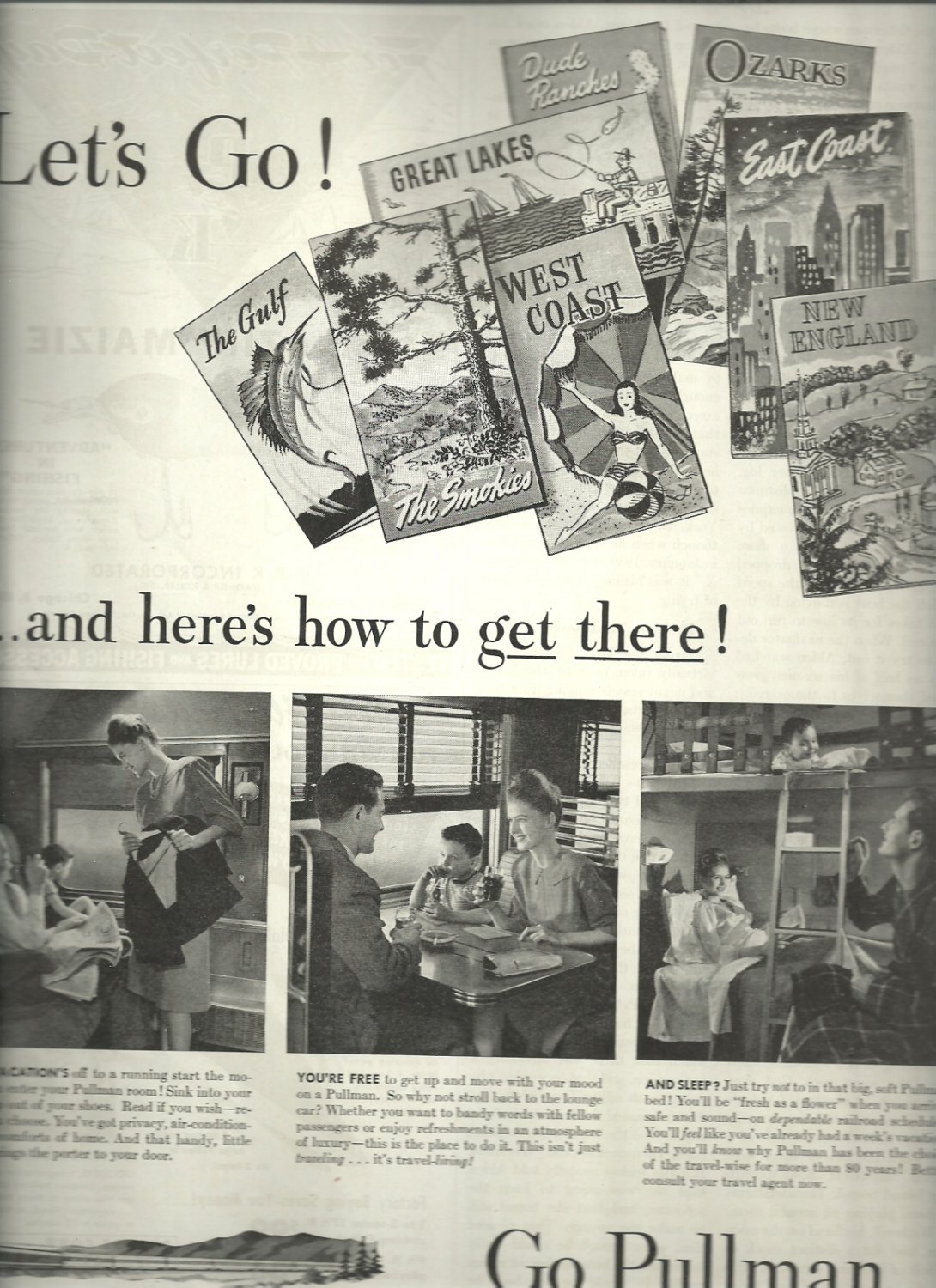 June 1947     Go Pullman    magazine       ad  (# 4352)