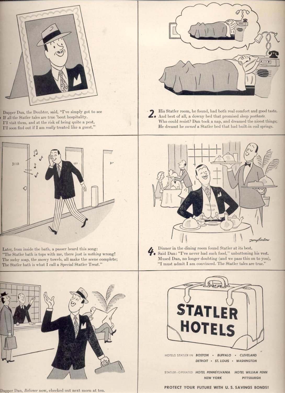 April 7, 1947   Statler Hotels    magazine       ad  (#6403)