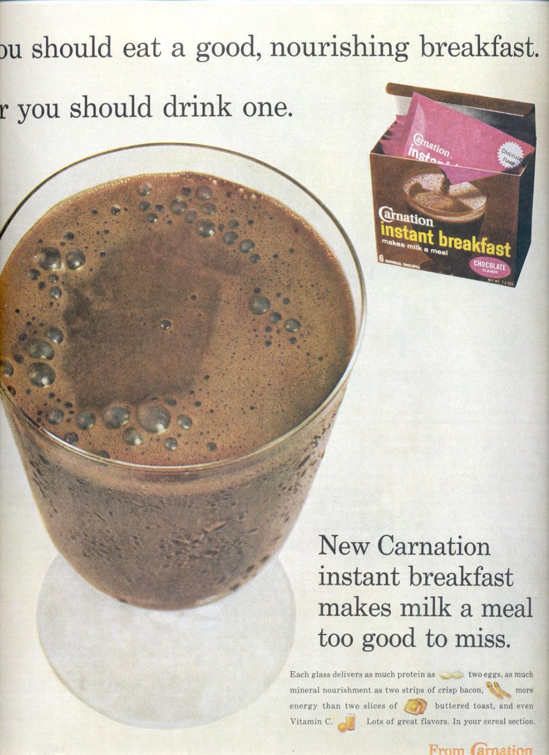 Nov. 19, 1966 Carnation Instant Breakfast magazine ad (1267)