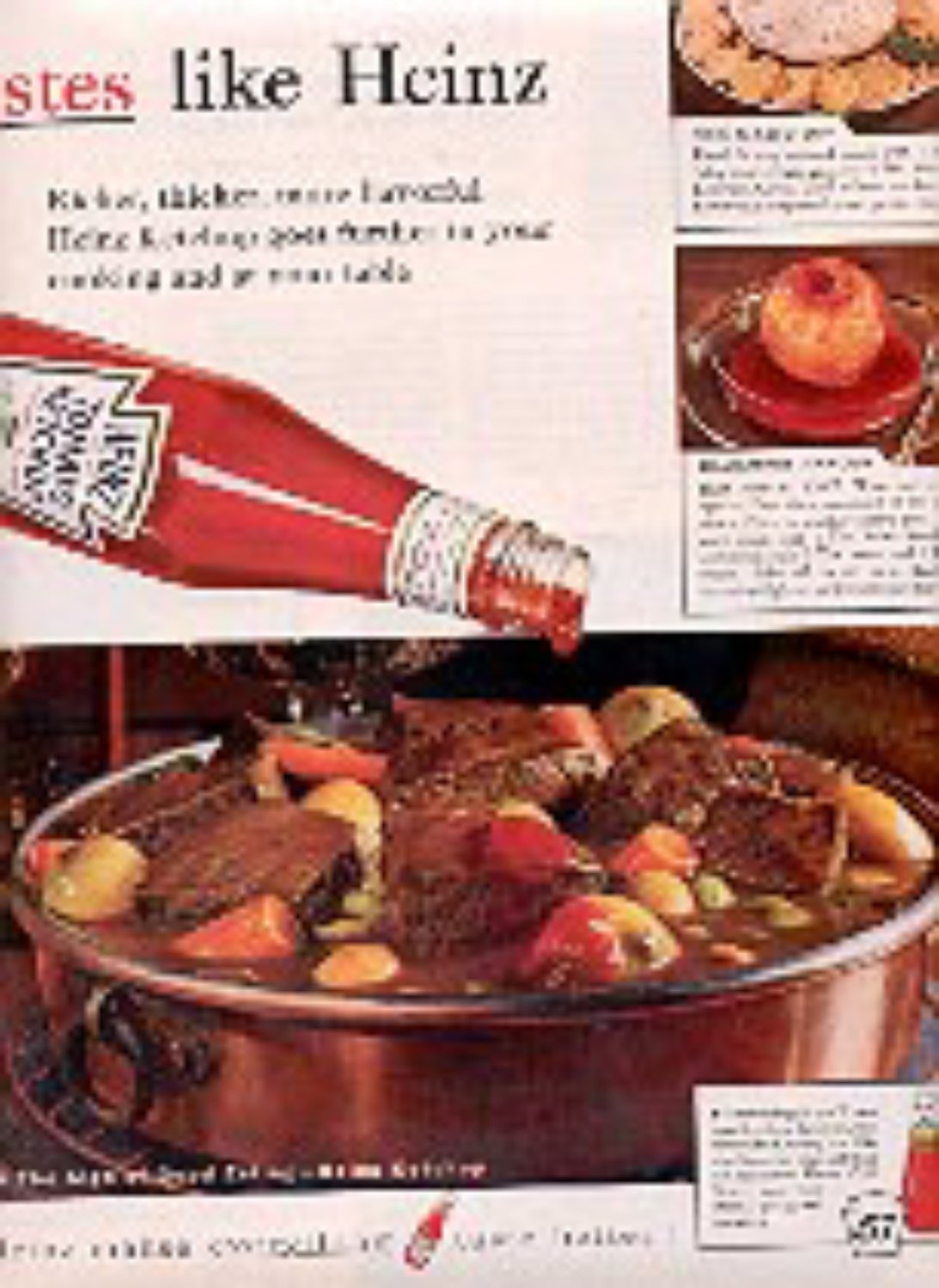 1962 Heinz Ketchup Magazine Ad 3022 7432