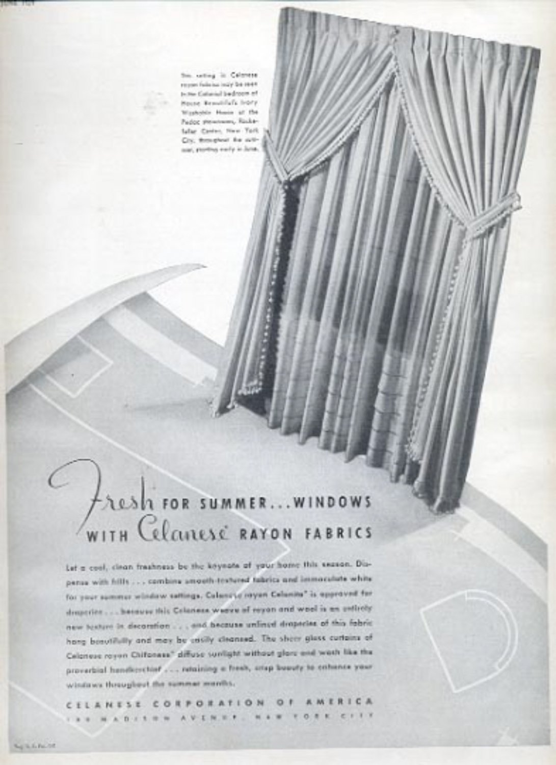 1939   Celanese Corporation of America  magazine  ad (#4220)
