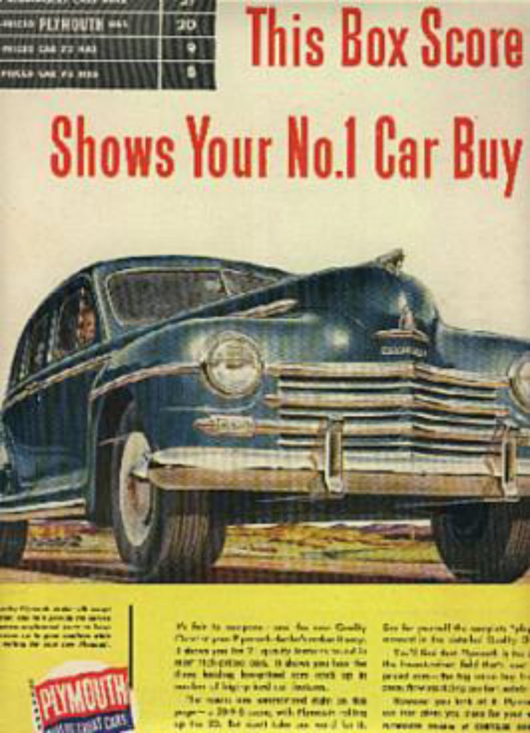 Oct. 20, 1947  Plymouth  magazine   ad (#797)